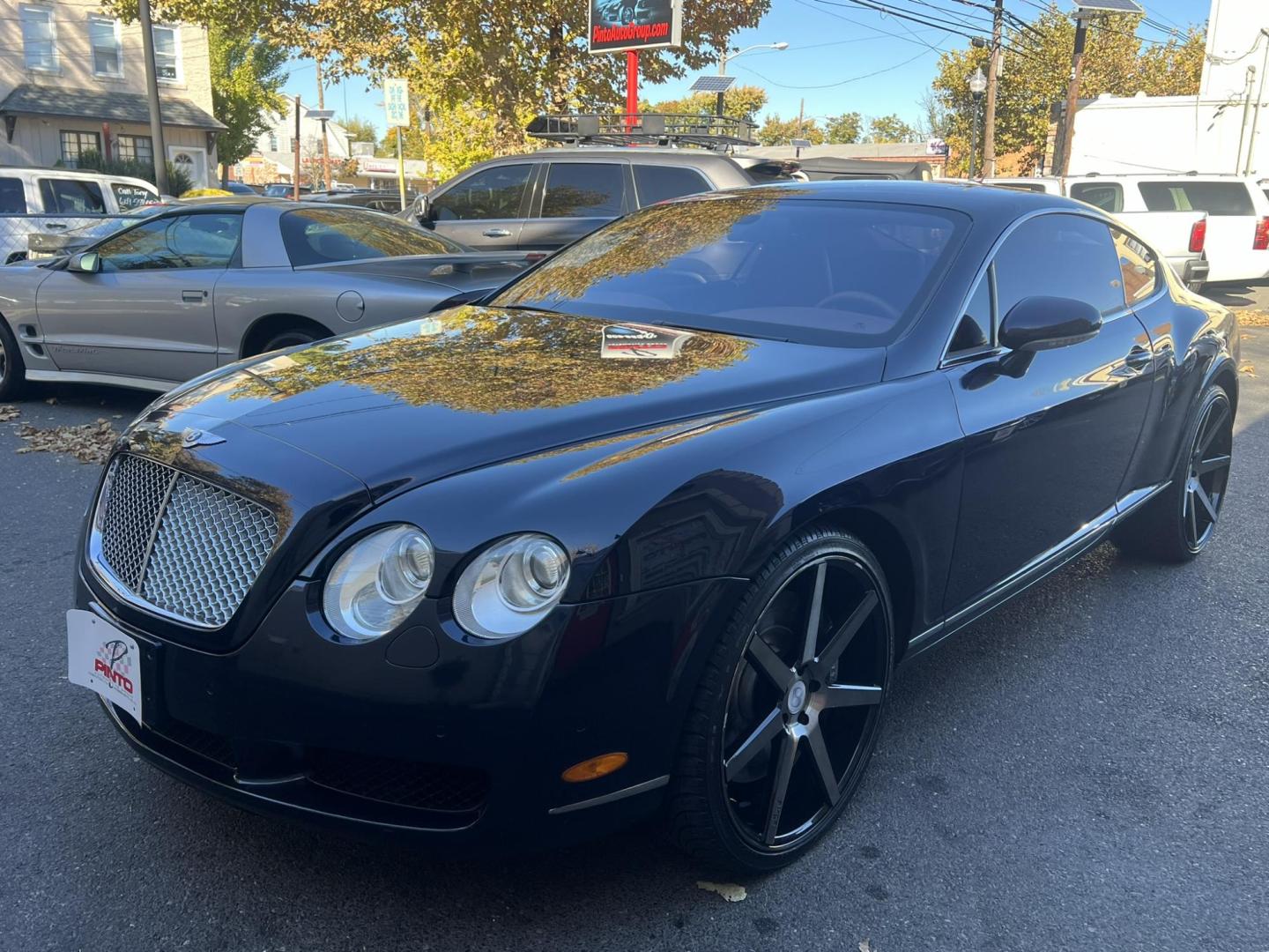 2004 Blue /TAN LEATHER Bentley Continental GT Coupe (SCBCR63W04C) with an 6.0L W12 DOHC 48V TURBO engine, 6-Speed Automatic Overdrive transmission, located at 1018 Brunswick Ave, Trenton, NJ, 08638, (609) 989-0900, 40.240086, -74.748085 - Holy Cow! This Bentley is stunning in every way and has only 38k Original Miles! Fully Serviced and Perfect Automobile. Brand New 22" Custom wheels! This vehicle was approx. $190k brand new! An incredible Value for this absolutely beautiful Bentley! Call Anthony to set up an appointment to come see - Photo#3