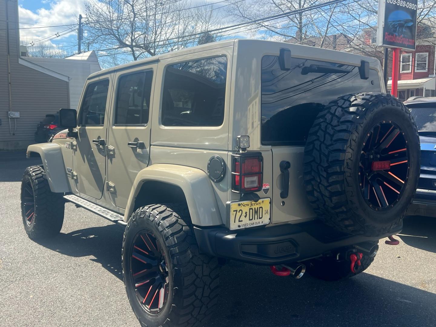 2017 Beige /Black Leather Jeep Wrangler Unlimited Rubicon (1C4HJWFG5HL) with an 3.6L V6 DOHC 24V FFV engine, located at 1018 Brunswick Ave, Trenton, NJ, 08638, (609) 989-0900, 40.240086, -74.748085 - Photo#11