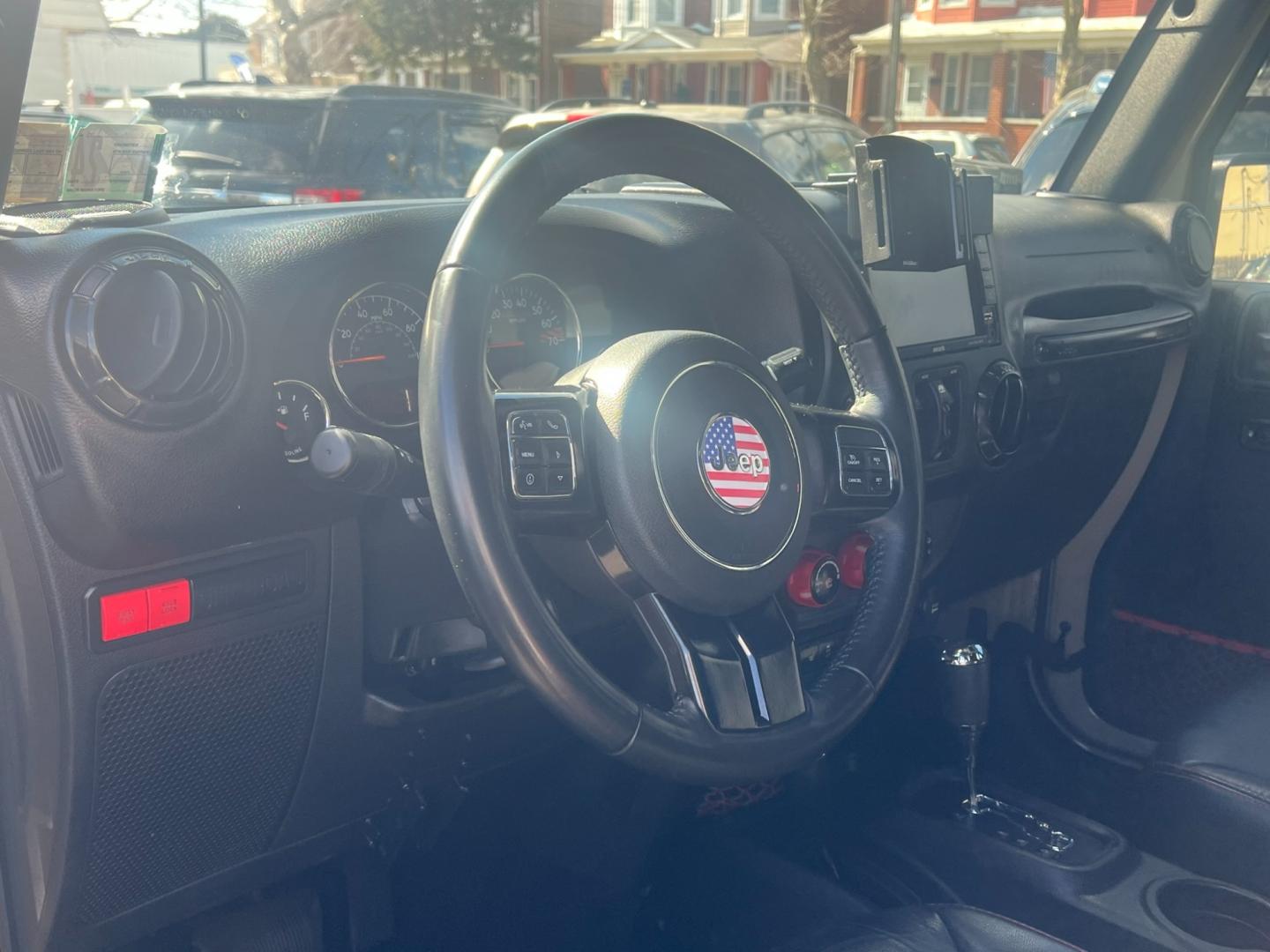 2017 Beige /Black Leather Jeep Wrangler Unlimited Rubicon (1C4HJWFG5HL) with an 3.6L V6 DOHC 24V FFV engine, located at 1018 Brunswick Ave, Trenton, NJ, 08638, (609) 989-0900, 40.240086, -74.748085 - Photo#17