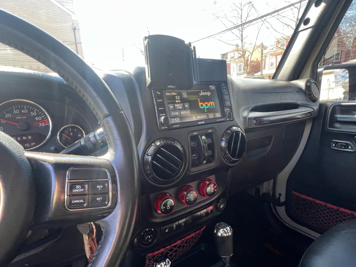 2017 Beige /Black Leather Jeep Wrangler Unlimited Rubicon (1C4HJWFG5HL) with an 3.6L V6 DOHC 24V FFV engine, located at 1018 Brunswick Ave, Trenton, NJ, 08638, (609) 989-0900, 40.240086, -74.748085 - Photo#26