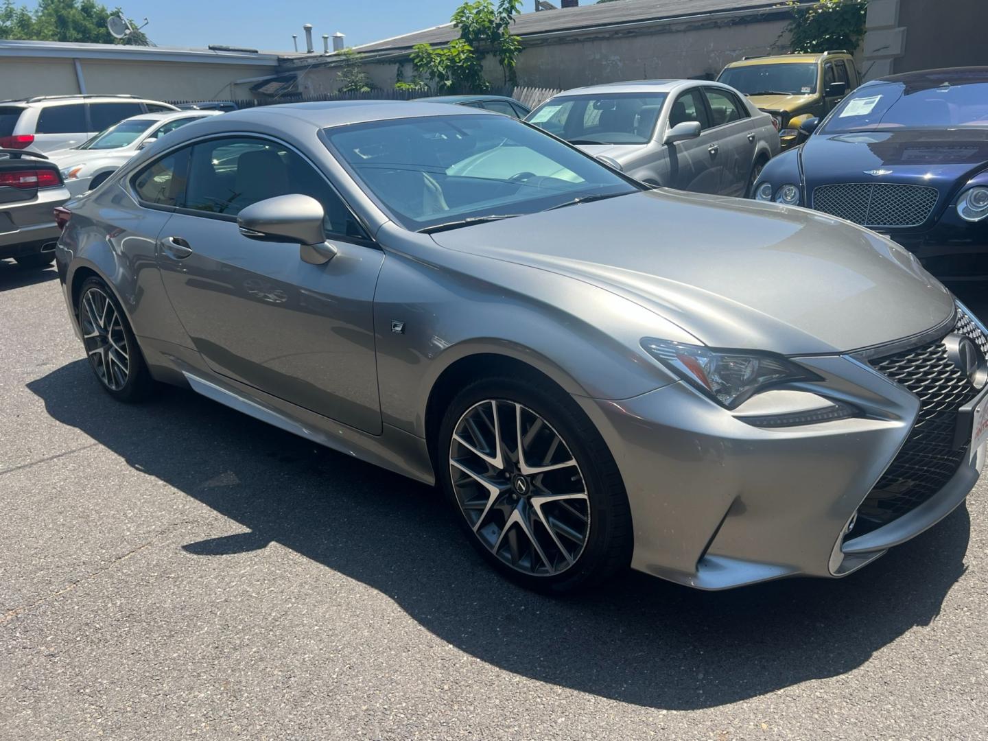 2015 GRAY /Gray Lexus RC 350 AWD (JTHSE5BC8F5) with an 3.5L V6 DOHC 24V engine, 6 SPEED AUTOMATIC transmission, located at 1018 Brunswick Ave, Trenton, NJ, 08638, (609) 989-0900, 40.240086, -74.748085 - Photo#1