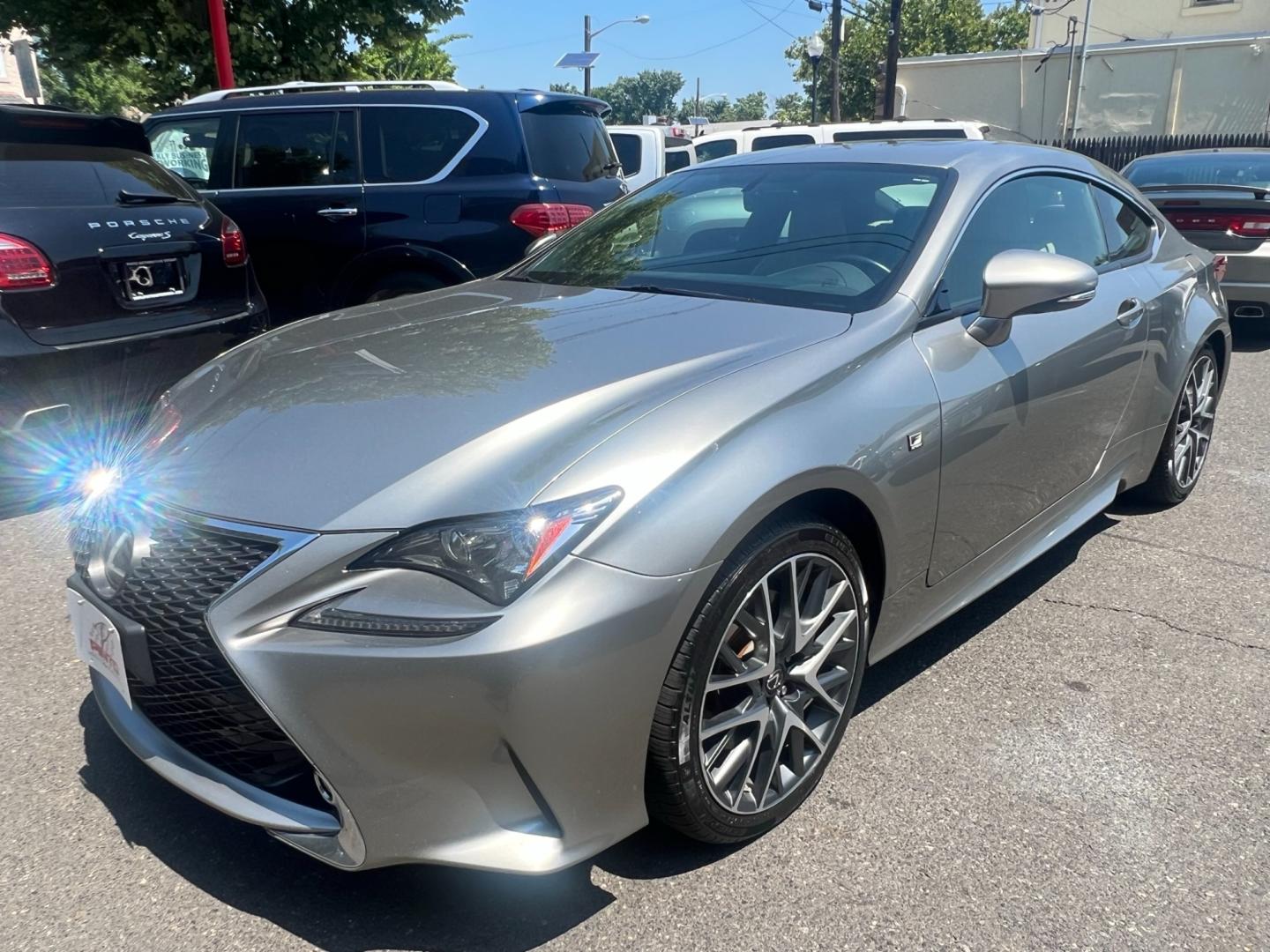 2015 GRAY /Gray Lexus RC 350 AWD (JTHSE5BC8F5) with an 3.5L V6 DOHC 24V engine, 6 SPEED AUTOMATIC transmission, located at 1018 Brunswick Ave, Trenton, NJ, 08638, (609) 989-0900, 40.240086, -74.748085 - Photo#0