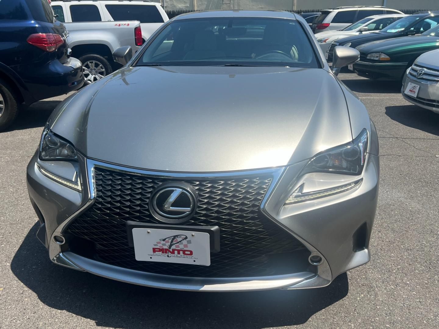 2015 GRAY /Gray Lexus RC 350 AWD (JTHSE5BC8F5) with an 3.5L V6 DOHC 24V engine, 6 SPEED AUTOMATIC transmission, located at 1018 Brunswick Ave, Trenton, NJ, 08638, (609) 989-0900, 40.240086, -74.748085 - Photo#4