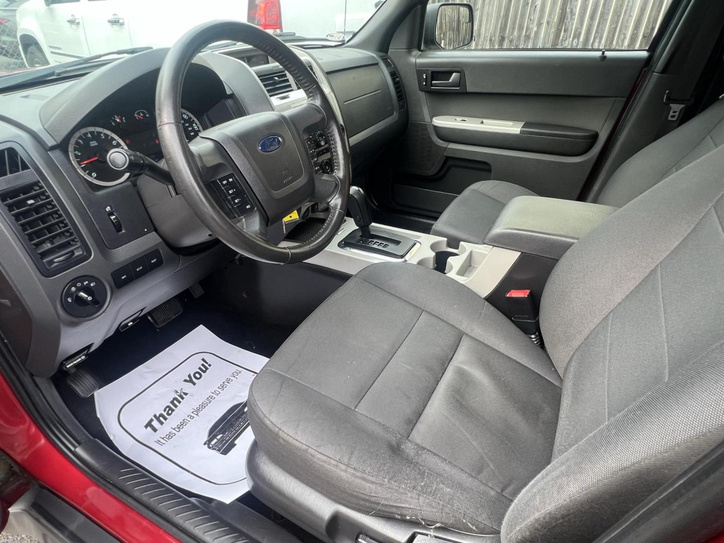 2012 Red /Gray Ford Escape XLT FWD (1FMCU0D73CK) with an 2.5L L4 DOHC 16V engine, 6-Speed Automatic transmission, located at 1018 Brunswick Ave, Trenton, NJ, 08638, (609) 989-0900, 40.240086, -74.748085 - Photo#11