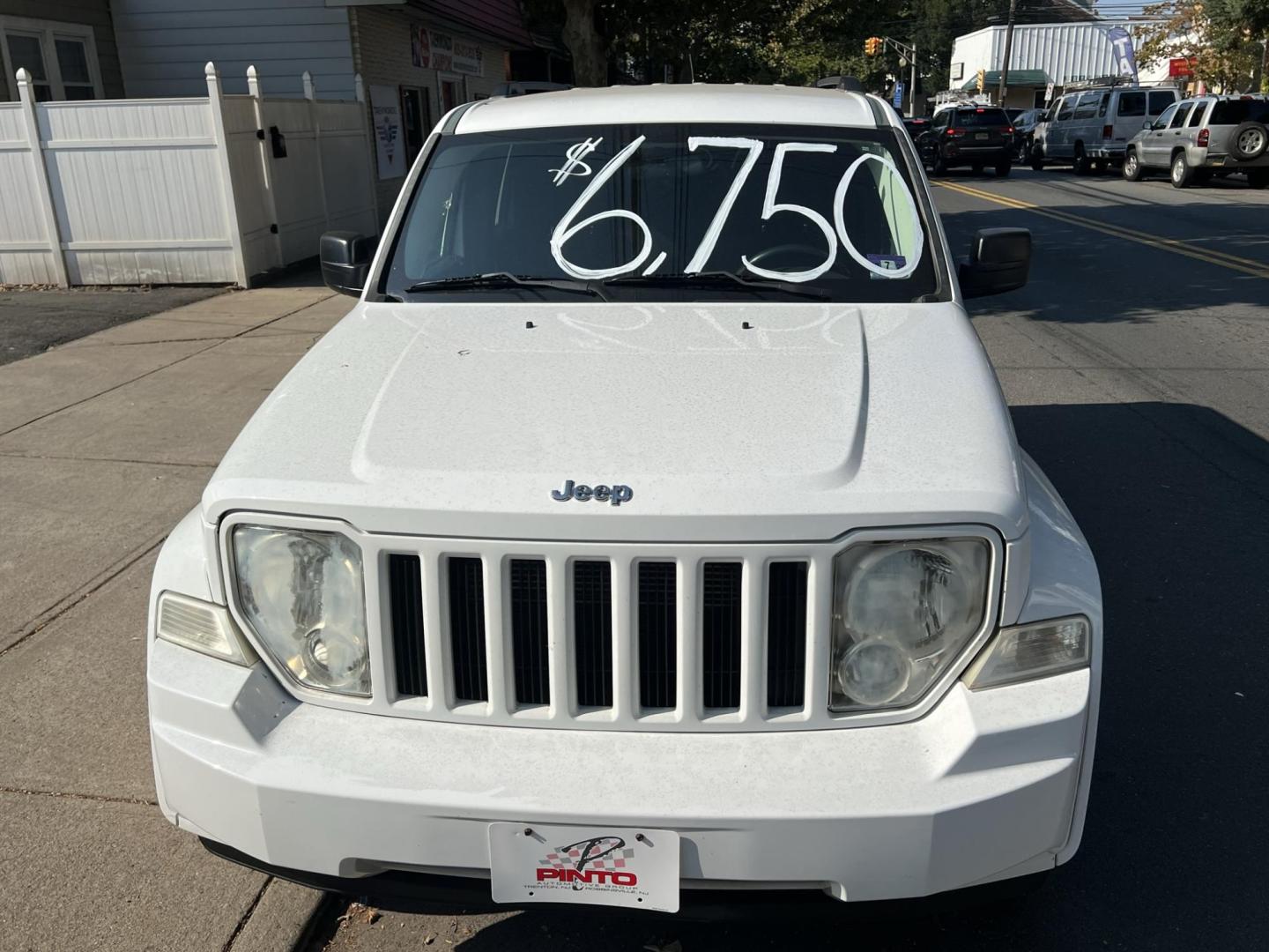 2011 White /Gray Jeep Liberty Sport 4WD (1J4PN2GK3BW) with an 3.7L V6 SOHC 12V engine, 4-Speed Automatic transmission, located at 1018 Brunswick Ave, Trenton, NJ, 08638, (609) 989-0900, 40.240086, -74.748085 - Photo#0