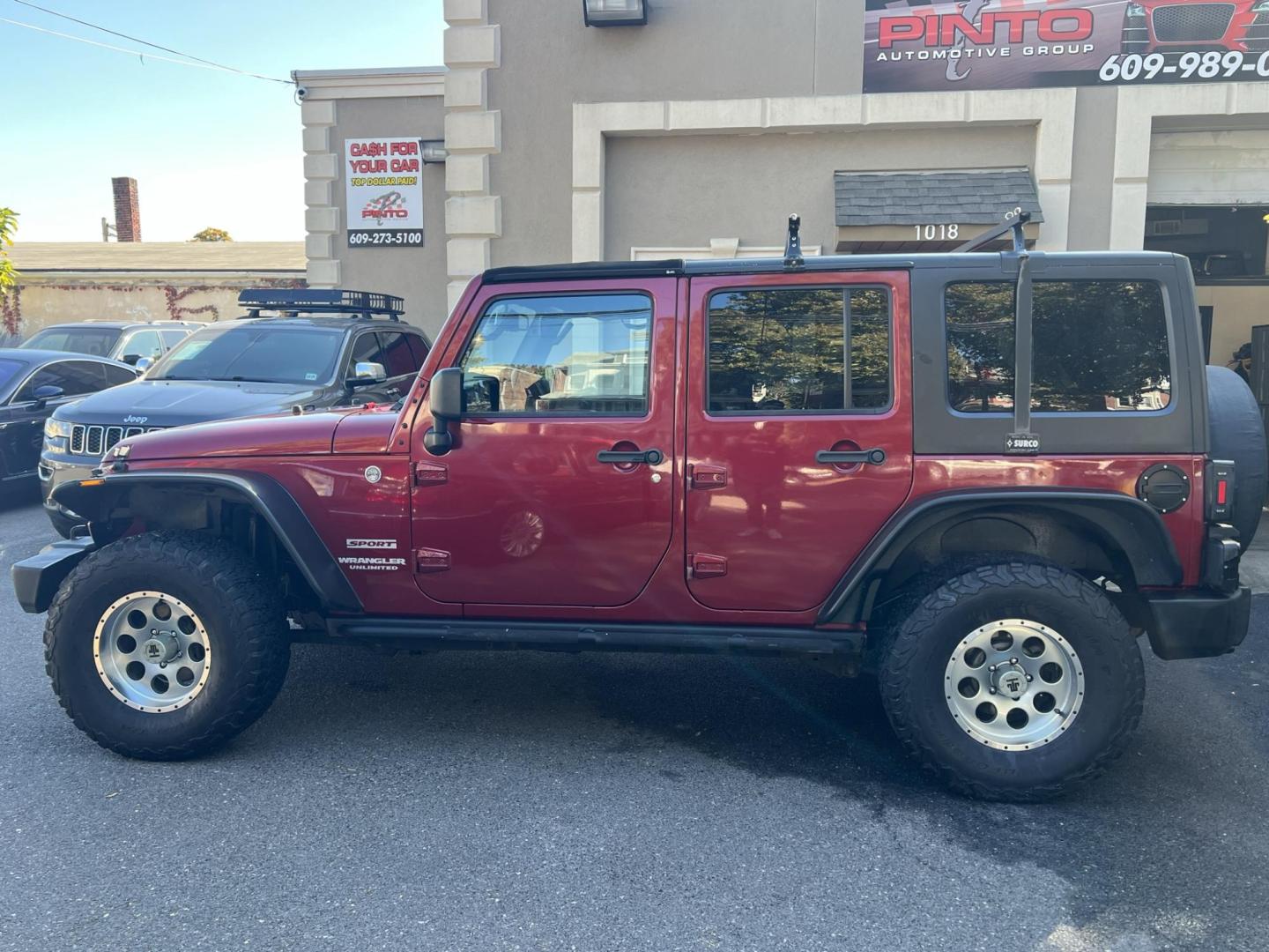 2013 Jeep Wrangler Unlimited Sport 4WD (1C4HJWDG2DL) with an 3.6L V6 DOHC 24V FFV engine, located at 1018 Brunswick Ave, Trenton, NJ, 08638, (609) 989-0900, 40.240086, -74.748085 - Photo#1