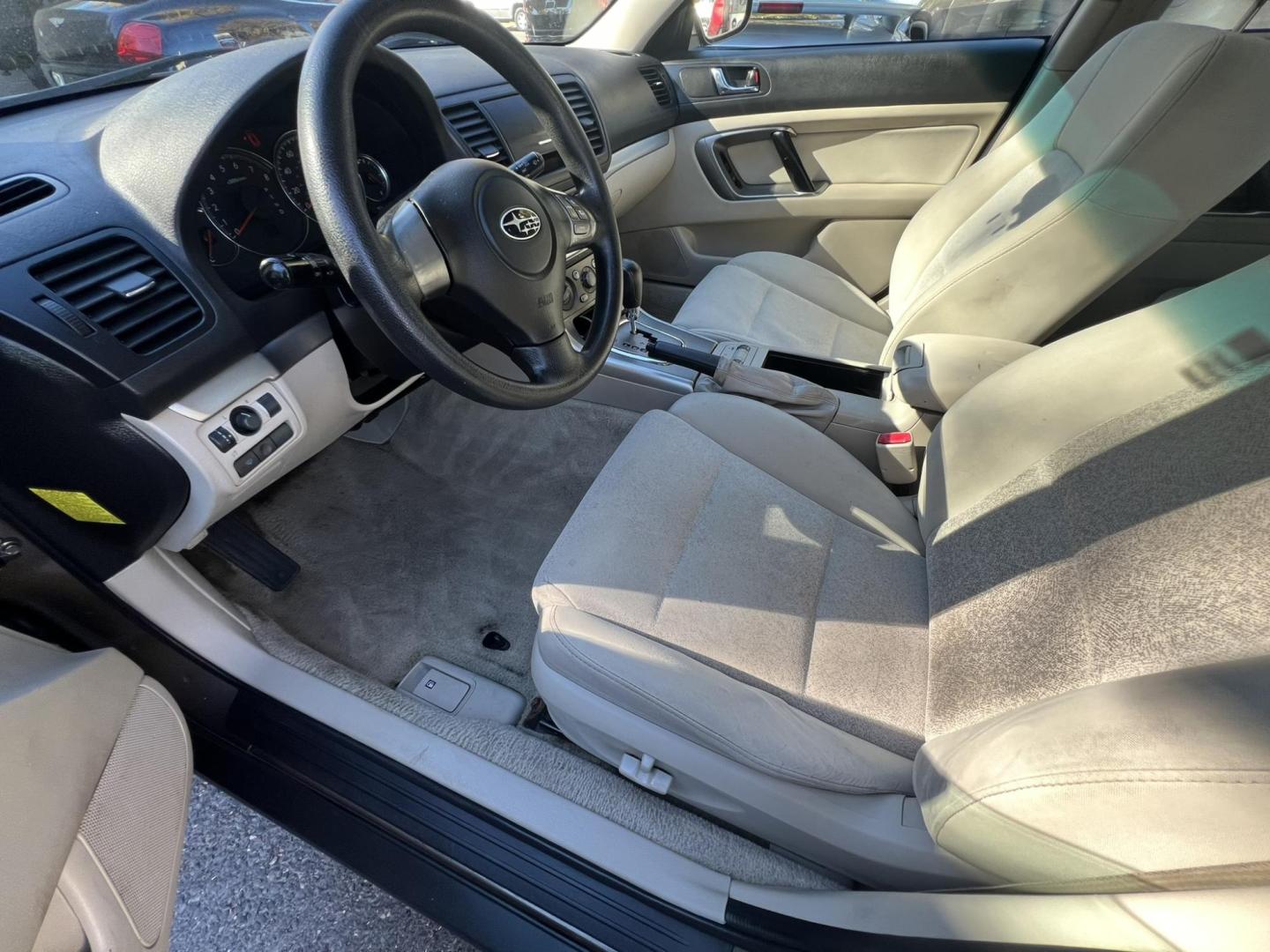 2008 GRAY /beige Subaru Outback 2.5i (4S4BP61C187) with an 2.5L H4 SOHC 16V engine, 5-Speed Manual Overdrive transmission, located at 1018 Brunswick Ave, Trenton, NJ, 08638, (609) 989-0900, 40.240086, -74.748085 - Photo#27