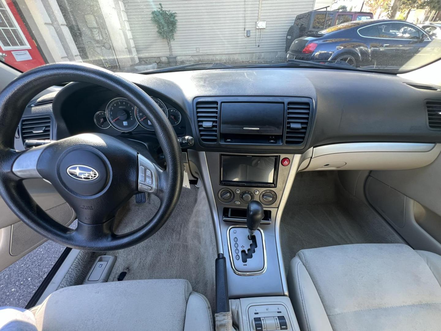 2008 GRAY /beige Subaru Outback 2.5i (4S4BP61C187) with an 2.5L H4 SOHC 16V engine, 5-Speed Manual Overdrive transmission, located at 1018 Brunswick Ave, Trenton, NJ, 08638, (609) 989-0900, 40.240086, -74.748085 - Photo#28