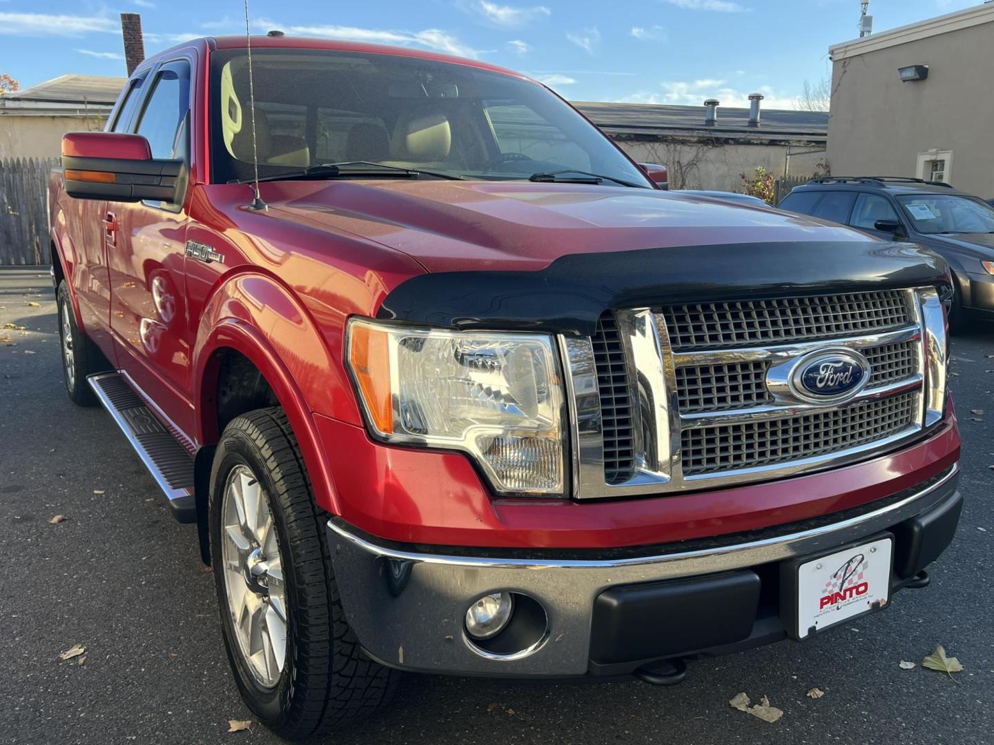 2011 Red /Tan Leather Ford F-150 FX4 SuperCab 6.5-ft. Bed 4WD (1FTFX1EF9BF) with an 5.0L V8 engine, 4-Speed Automatic transmission, located at 1018 Brunswick Ave, Trenton, NJ, 08638, (609) 989-0900, 40.240086, -74.748085 - Photo#1