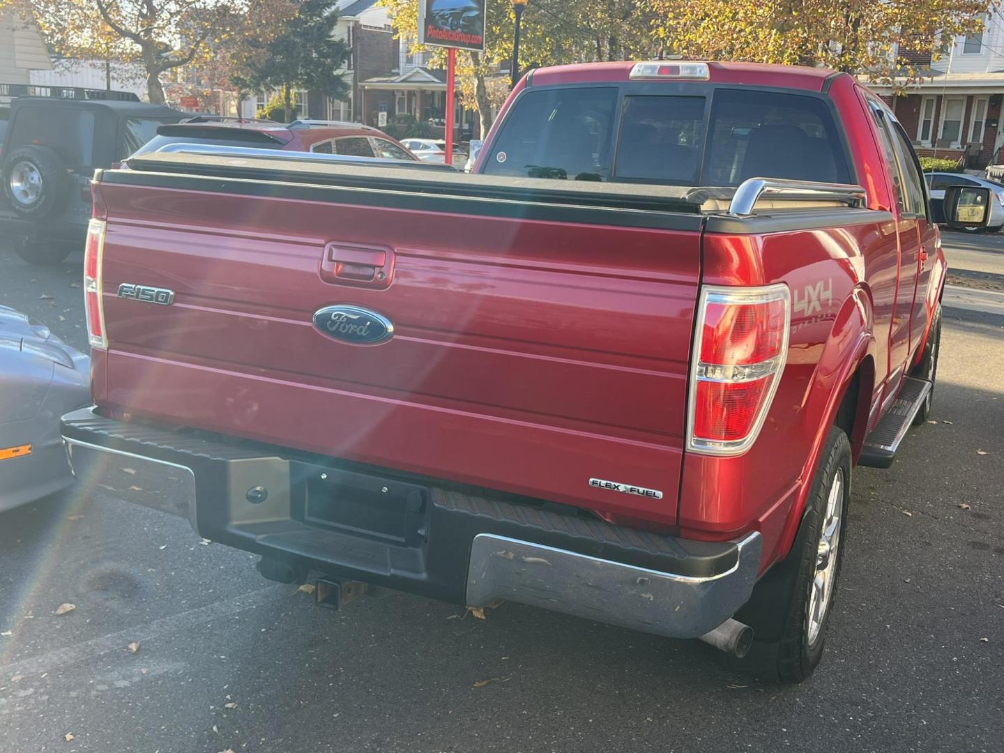 2011 Red /Tan Leather Ford F-150 FX4 SuperCab 6.5-ft. Bed 4WD (1FTFX1EF9BF) with an 5.0L V8 engine, 4-Speed Automatic transmission, located at 1018 Brunswick Ave, Trenton, NJ, 08638, (609) 989-0900, 40.240086, -74.748085 - Photo#4