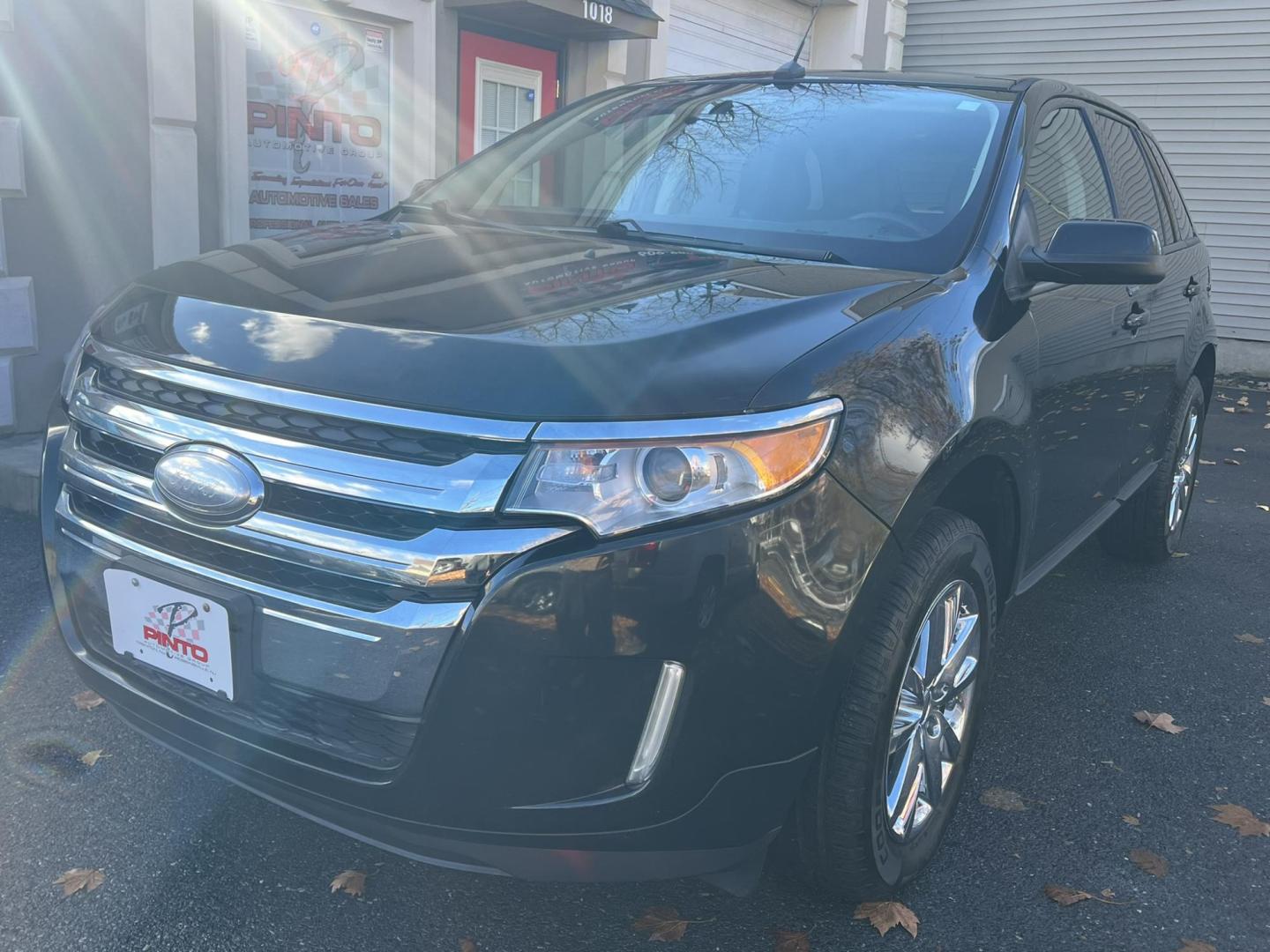 2014 BLACK /Black Leather Ford Edge SEL FWD (2FMDK3JC7EB) with an 3.5L V6 DOHC 24V engine, 6-Speed Automatic transmission, located at 1018 Brunswick Ave, Trenton, NJ, 08638, (609) 989-0900, 40.240086, -74.748085 - This Ford Edge is like new in every way! Fully serviced and ready for the road. Loaded up with Panoramic Roof,Rearview camera. Leather comfort package and Voice activated Navigation!! A must see and drive ASAP! Call Anthony to schedule a test drive, 609-273-5100 - Photo#2