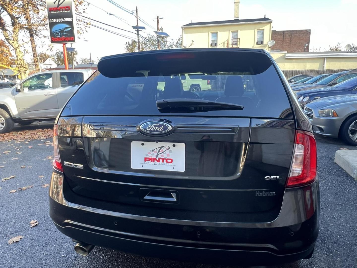 2014 BLACK /Black Leather Ford Edge SEL FWD (2FMDK3JC7EB) with an 3.5L V6 DOHC 24V engine, 6-Speed Automatic transmission, located at 1018 Brunswick Ave, Trenton, NJ, 08638, (609) 989-0900, 40.240086, -74.748085 - This Ford Edge is like new in every way! Fully serviced and ready for the road. Loaded up with Panoramic Roof,Rearview camera. Leather comfort package and Voice activated Navigation!! A must see and drive ASAP! Call Anthony to schedule a test drive, 609-273-5100 - Photo#6