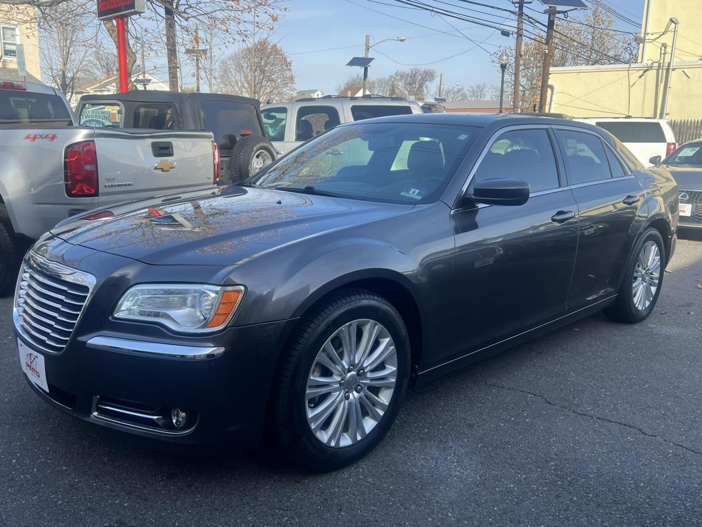 2013 BLACK /Black Leather Chrysler 300 AWD (2C3CCARGXDH) with an 3.6L V6 SOHC 24V engine, 8-Speed Automatic transmission, located at 1018 Brunswick Ave, Trenton, NJ, 08638, (609) 989-0900, 40.240086, -74.748085 - Photo#1