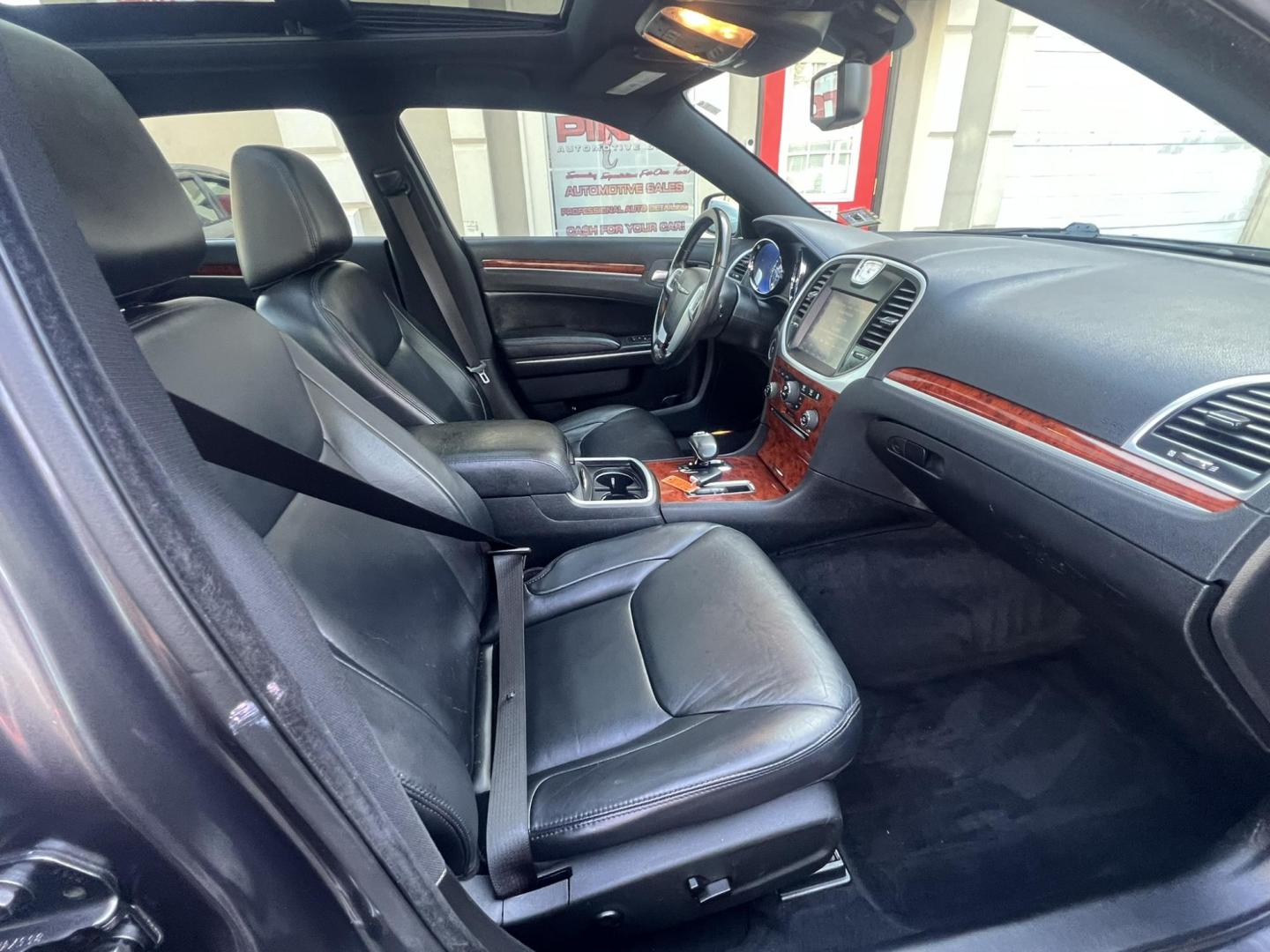 2013 BLACK /Black Leather Chrysler 300 AWD (2C3CCARGXDH) with an 3.6L V6 SOHC 24V engine, 8-Speed Automatic transmission, located at 1018 Brunswick Ave, Trenton, NJ, 08638, (609) 989-0900, 40.240086, -74.748085 - Photo#13