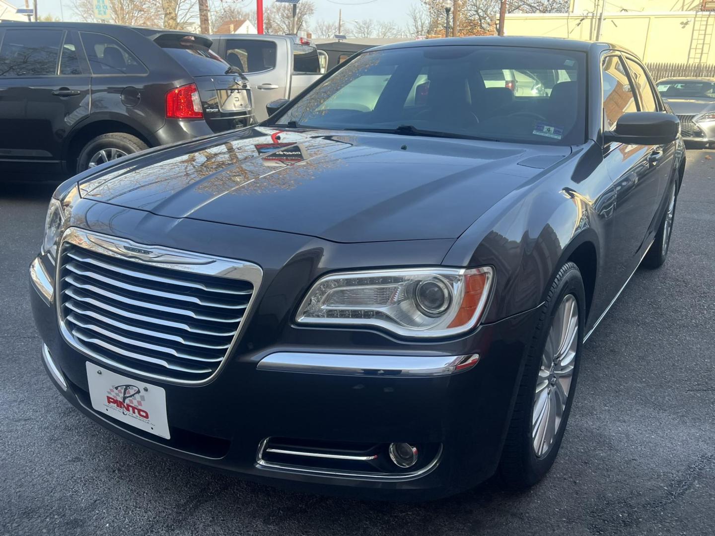 2013 BLACK /Black Leather Chrysler 300 AWD (2C3CCARGXDH) with an 3.6L V6 SOHC 24V engine, 8-Speed Automatic transmission, located at 1018 Brunswick Ave, Trenton, NJ, 08638, (609) 989-0900, 40.240086, -74.748085 - Photo#0