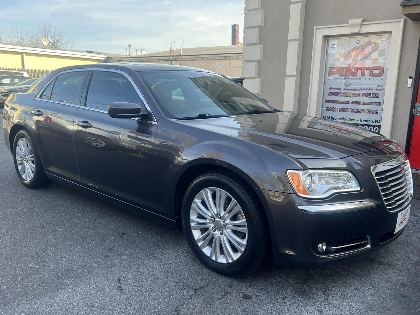 2013 BLACK /Black Leather Chrysler 300 AWD (2C3CCARGXDH) with an 3.6L V6 SOHC 24V engine, 8-Speed Automatic transmission, located at 1018 Brunswick Ave, Trenton, NJ, 08638, (609) 989-0900, 40.240086, -74.748085 - Photo#2