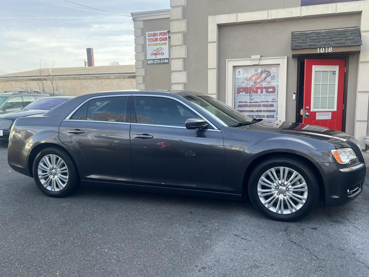 2013 BLACK /Black Leather Chrysler 300 AWD (2C3CCARGXDH) with an 3.6L V6 SOHC 24V engine, 8-Speed Automatic transmission, located at 1018 Brunswick Ave, Trenton, NJ, 08638, (609) 989-0900, 40.240086, -74.748085 - Photo#3