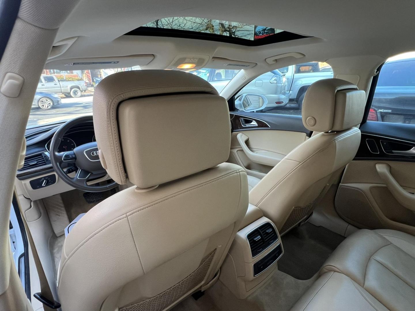 2013 White /Tan Leather Audi A6 2.0T Premium Sedan FrontTrak Multitronic (WAUGFAFC1DN) with an 3.0L V6 DOHC 24V TURBO engine, CVT transmission, located at 1018 Brunswick Ave, Trenton, NJ, 08638, (609) 989-0900, 40.240086, -74.748085 - Here is a super clean Audi A6 Premium Plus! A must see and drive ASAP, will not last long in this color combo and condition. Financing Available, call for an appt to see this really nice vehicle!! - Photo#14