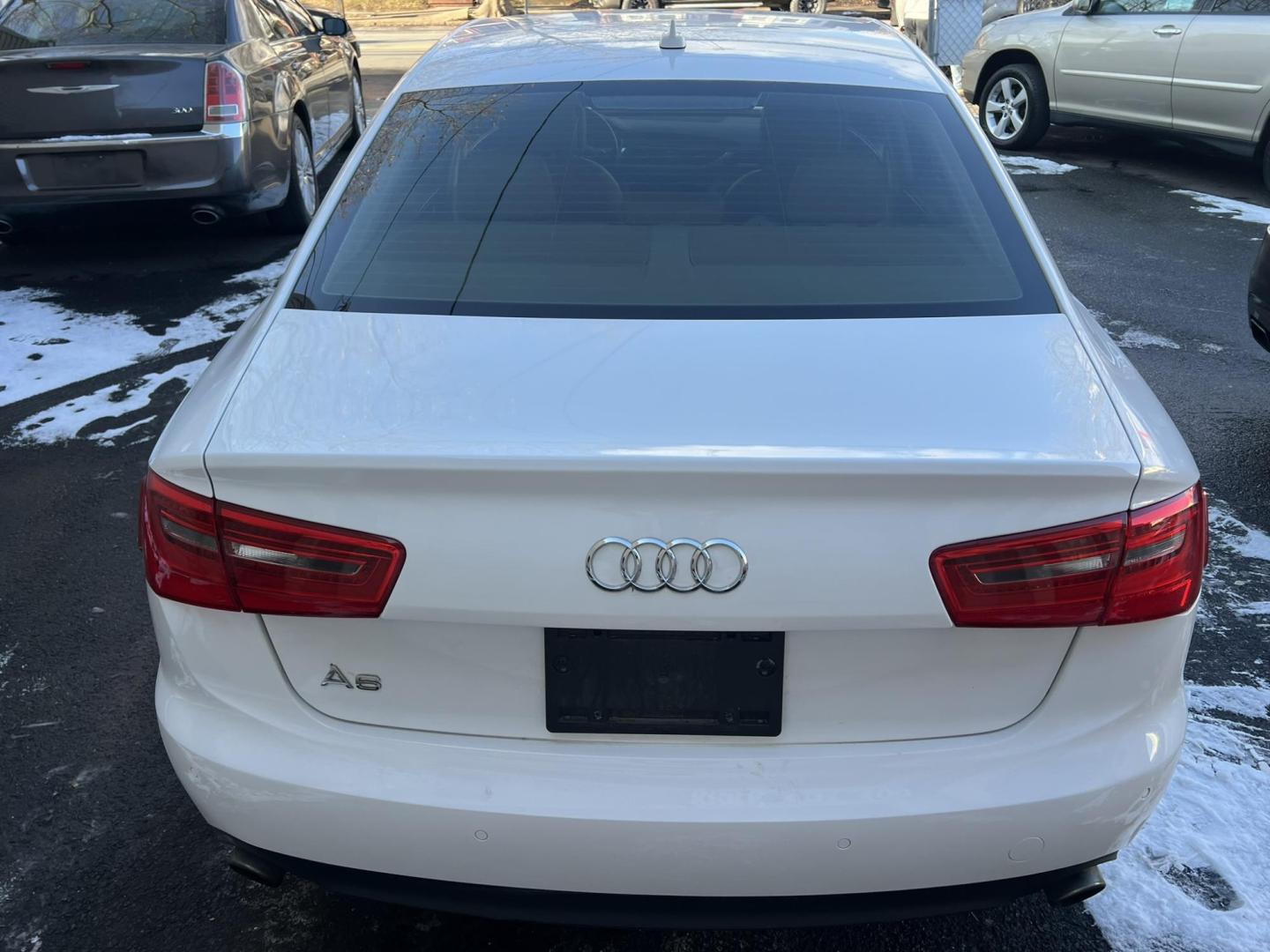 2013 White /Tan Leather Audi A6 2.0T Premium Sedan FrontTrak Multitronic (WAUGFAFC1DN) with an 3.0L V6 DOHC 24V TURBO engine, CVT transmission, located at 1018 Brunswick Ave, Trenton, NJ, 08638, (609) 989-0900, 40.240086, -74.748085 - Here is a super clean Audi A6 Premium Plus! A must see and drive ASAP, will not last long in this color combo and condition. Financing Available, call for an appt to see this really nice vehicle!! - Photo#4