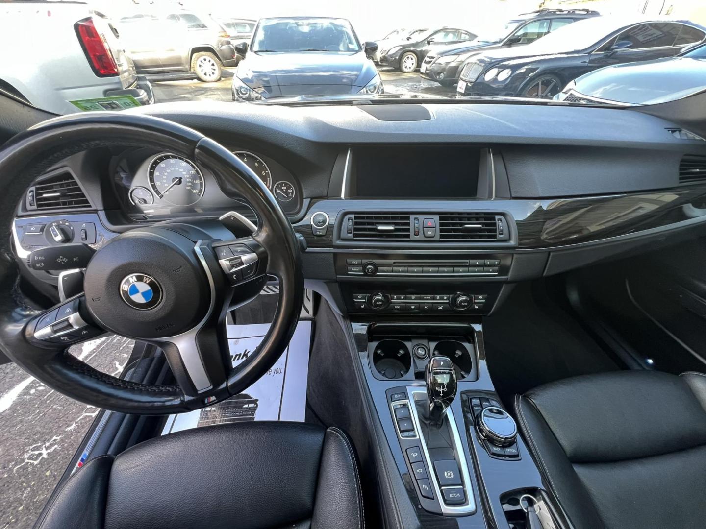 2014 GRAY /Black BMW 5-Series 550i xDrive (WBAKP9C58ED) with an 4.0L V8 DOHC 32V engine, 8-Speed Automatic transmission, located at 1018 Brunswick Ave, Trenton, NJ, 08638, (609) 989-0900, 40.240086, -74.748085 - Wow! This is an M package X drive 550i Badass BMW! Lots of service history on this one owner 5 series done at the BMW dealer! A must see and drive to appreciate, please call Anthony to set up an appt. to apply for financing that is available! Super clean and ready to go!! - Photo#11