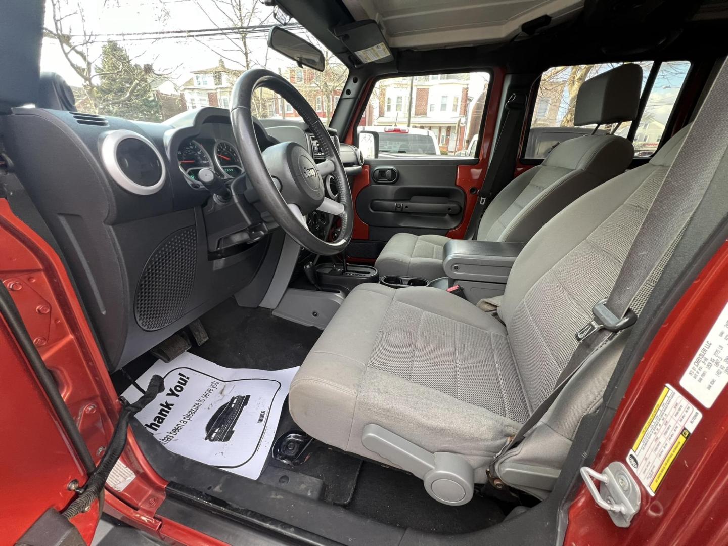 2009 Copper /Gray Jeep Wrangler Unlimited Sahara 4WD (1J8GA59109L) with an 3.8L V6 OHV 12V engine, located at 1018 Brunswick Ave, Trenton, NJ, 08638, (609) 989-0900, 40.240086, -74.748085 - Whoa, Here is a rare color Jeep Wrangler that has been serviced up and detailed to perfection and ready for new owner!! Runs and drives like new 100% - Photo#21