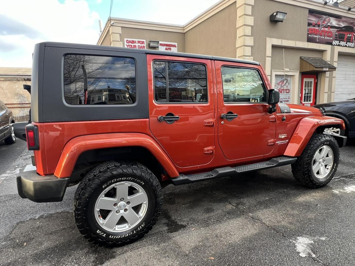 2009 Copper /Gray Jeep Wrangler Unlimited Sahara 4WD (1J8GA59109L) with an 3.8L V6 OHV 12V engine, located at 1018 Brunswick Ave, Trenton, NJ, 08638, (609) 989-0900, 40.240086, -74.748085 - Whoa, Here is a rare color Jeep Wrangler that has been serviced up and detailed to perfection and ready for new owner!! Runs and drives like new 100% - Photo#1