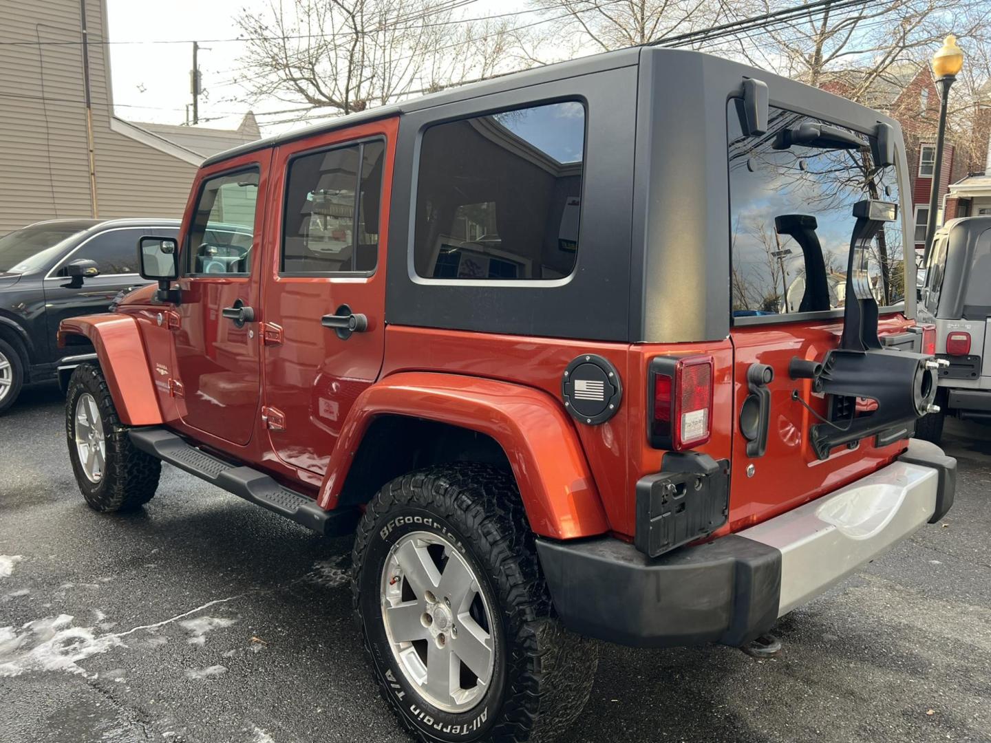 2009 Copper /Gray Jeep Wrangler Unlimited Sahara 4WD (1J8GA59109L) with an 3.8L V6 OHV 12V engine, located at 1018 Brunswick Ave, Trenton, NJ, 08638, (609) 989-0900, 40.240086, -74.748085 - Whoa, Here is a rare color Jeep Wrangler that has been serviced up and detailed to perfection and ready for new owner!! Runs and drives like new 100% - Photo#7