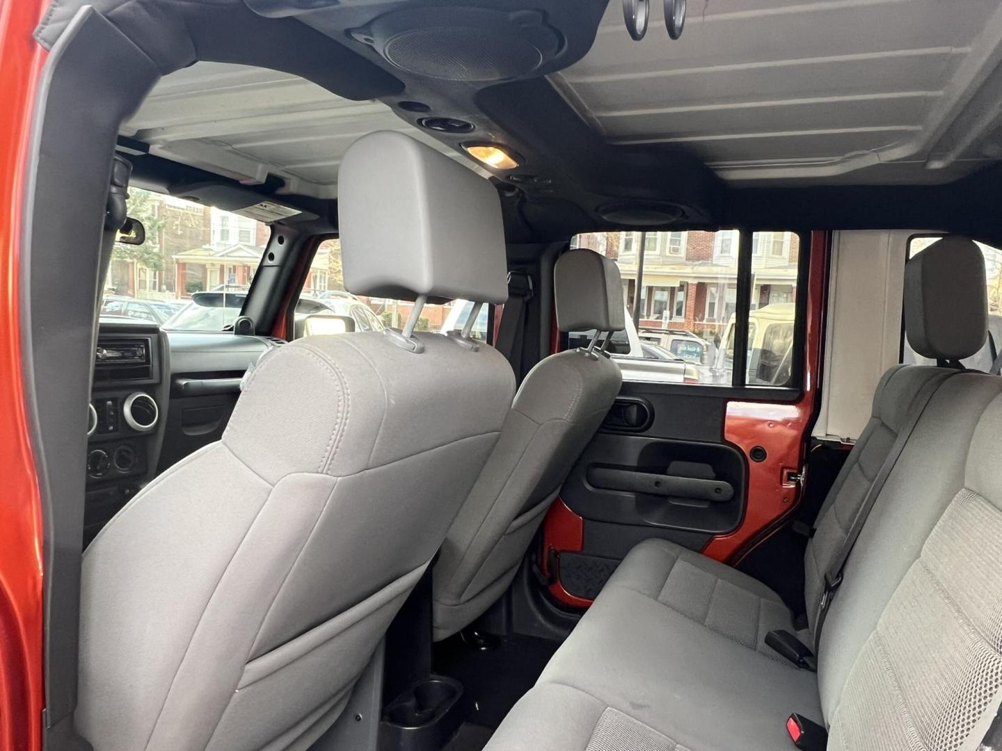 2009 Copper /Gray Jeep Wrangler Unlimited Sahara 4WD (1J8GA59109L) with an 3.8L V6 OHV 12V engine, located at 1018 Brunswick Ave, Trenton, NJ, 08638, (609) 989-0900, 40.240086, -74.748085 - Whoa, Here is a rare color Jeep Wrangler that has been serviced up and detailed to perfection and ready for new owner!! Runs and drives like new 100% - Photo#10