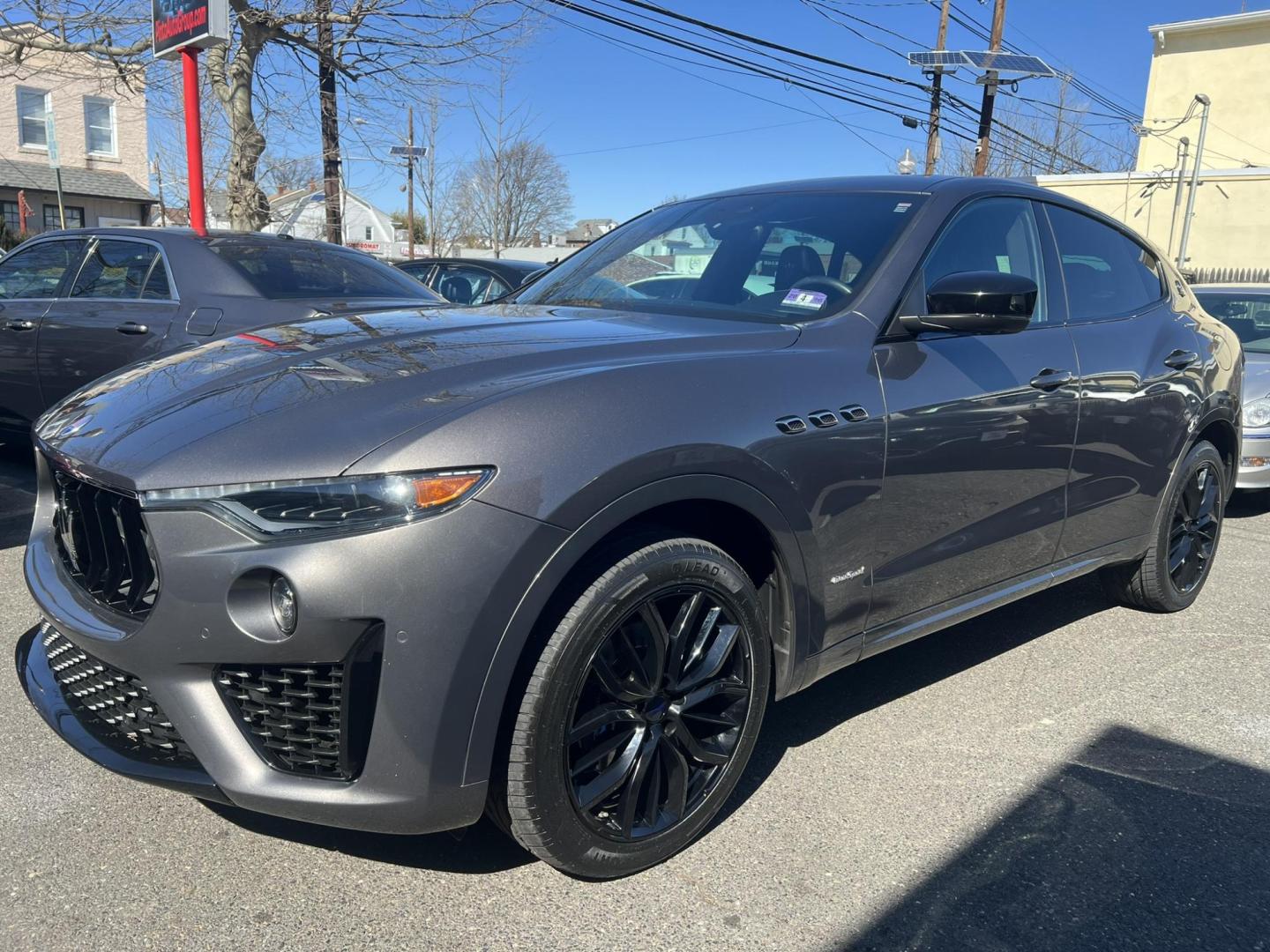 2019 GRAY /Black Leather Maserati Levante GranSport (ZN661XUSXKX) with an 3.0L V6 DOHC 24V engine, 8A transmission, located at 1018 Brunswick Ave, Trenton, NJ, 08638, (609) 989-0900, 40.240086, -74.748085 - Smooth, all Black leather interior. All wheel Drive. 8 speed 6 cyl. with an amazing purr. Call for price! - Photo#3