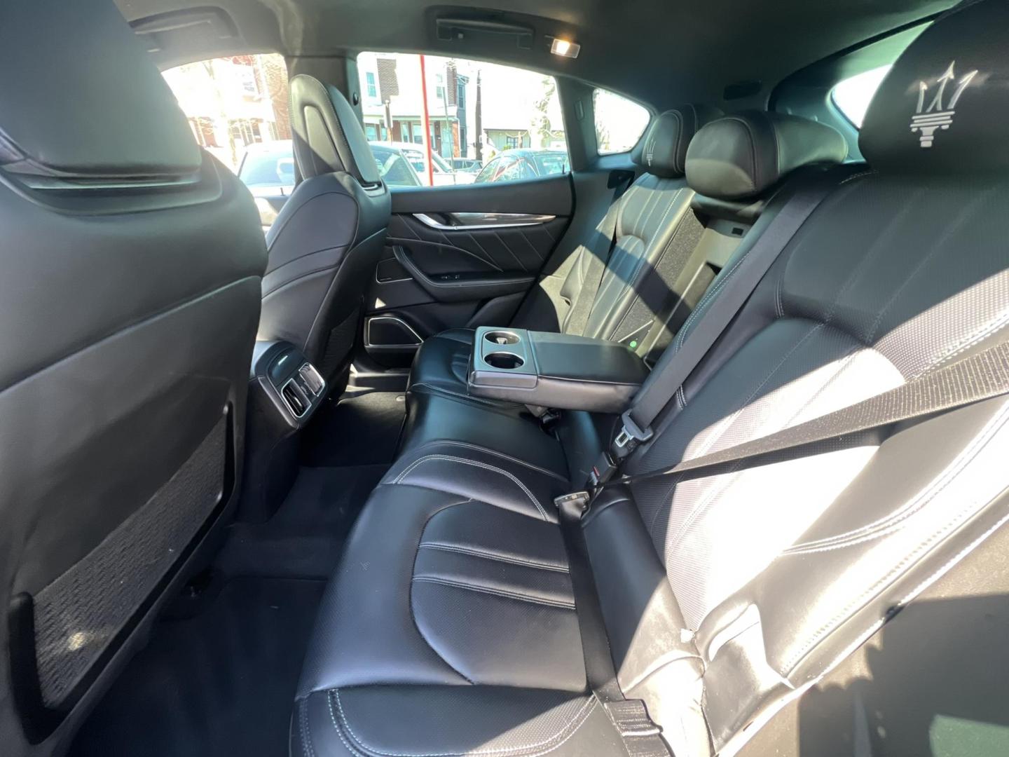 2019 GRAY /Black Leather Maserati Levante GranSport (ZN661XUSXKX) with an 3.0L V6 DOHC 24V engine, 8A transmission, located at 1018 Brunswick Ave, Trenton, NJ, 08638, (609) 989-0900, 40.240086, -74.748085 - Smooth, all Black leather interior. All wheel Drive. 8 speed 6 cyl. with an amazing purr. Call for price! - Photo#16