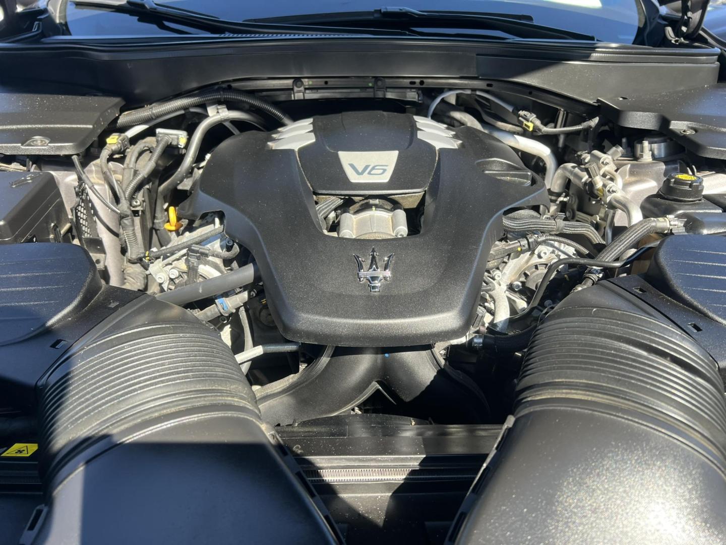 2019 GRAY /Black Leather Maserati Levante GranSport (ZN661XUSXKX) with an 3.0L V6 DOHC 24V engine, 8A transmission, located at 1018 Brunswick Ave, Trenton, NJ, 08638, (609) 989-0900, 40.240086, -74.748085 - Smooth, all Black leather interior. All wheel Drive. 8 speed 6 cyl. with an amazing purr. Call for price! - Photo#25