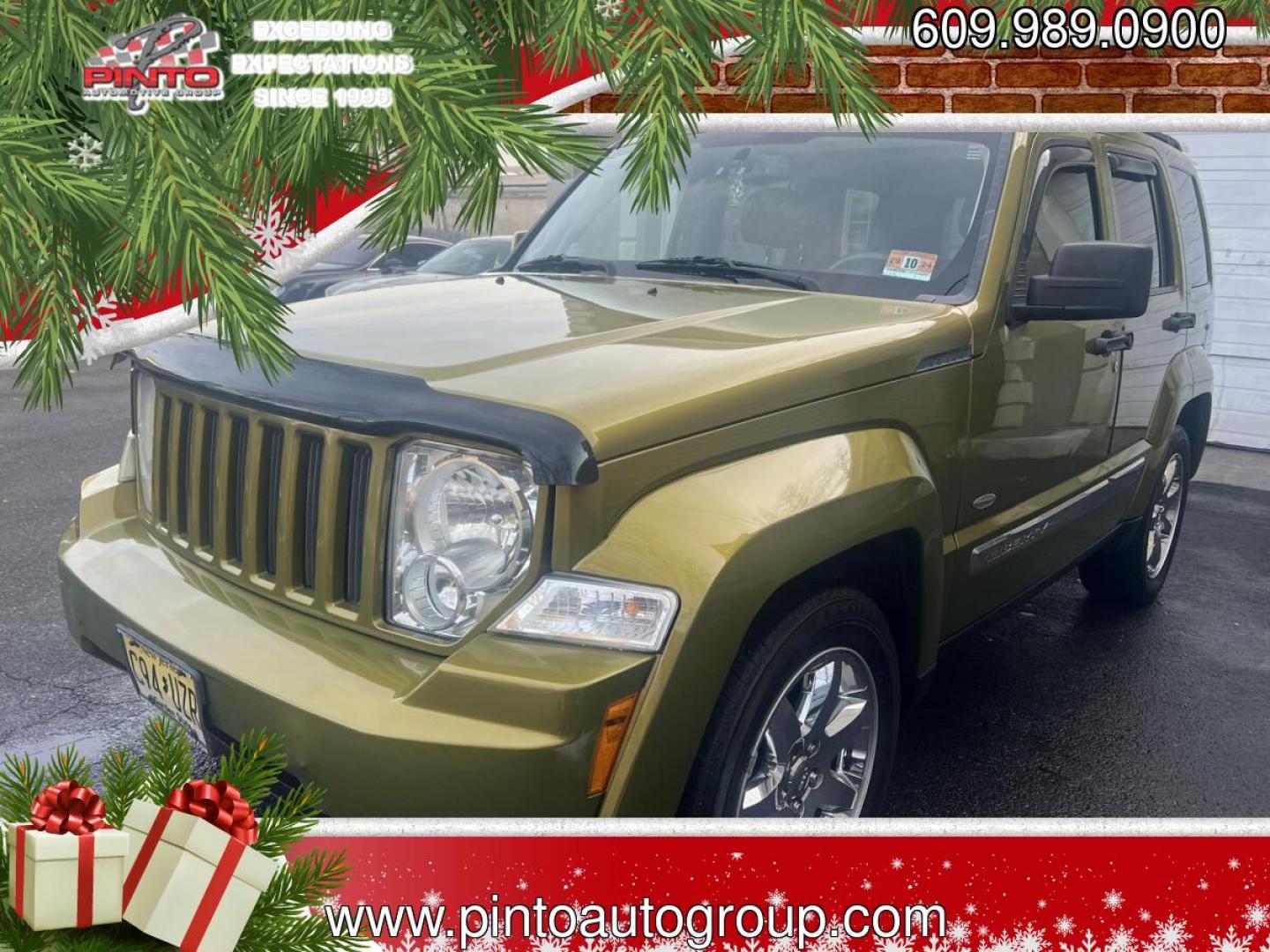 2012 GREEN /BLACK LEATHER Jeep Liberty (1C4PJMAK4CW) with an 3.7L V6 SOHC 12V engine, 4-Speed Automatic transmission, located at 1018 Brunswick Ave, Trenton, NJ, 08638, (609) 989-0900, 40.240086, -74.748085 - 2012 JEEP LIBERTY 4WD WITH ONLY 76000 MILES IN EXCELLENT CONDITION UNIQUE COLOR VERY SHARP LEATHER INTERIOR HEATED SEATS POWER WINDOWS AND LOCKS BLACK LEATHER - Photo#0