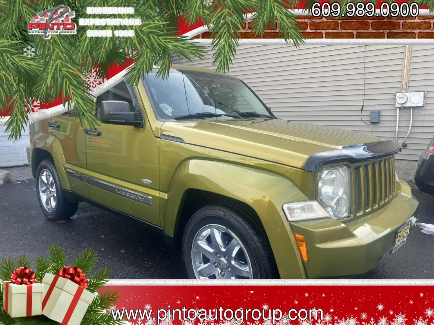 2012 GREEN /BLACK LEATHER Jeep Liberty (1C4PJMAK4CW) with an 3.7L V6 SOHC 12V engine, 4-Speed Automatic transmission, located at 1018 Brunswick Ave, Trenton, NJ, 08638, (609) 989-0900, 40.240086, -74.748085 - 2012 JEEP LIBERTY 4WD WITH ONLY 76000 MILES IN EXCELLENT CONDITION UNIQUE COLOR VERY SHARP LEATHER INTERIOR HEATED SEATS POWER WINDOWS AND LOCKS BLACK LEATHER - Photo#2